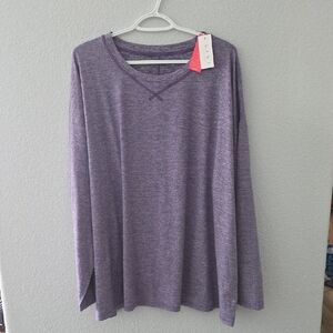 Purple Long Sleeve Top